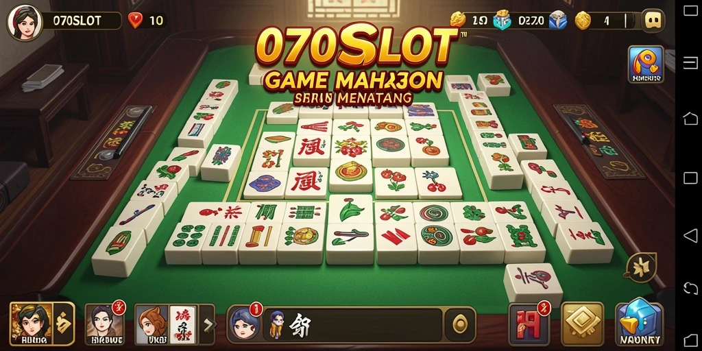 Tampilan menarik gameplay Mahjong di 070SLOT
