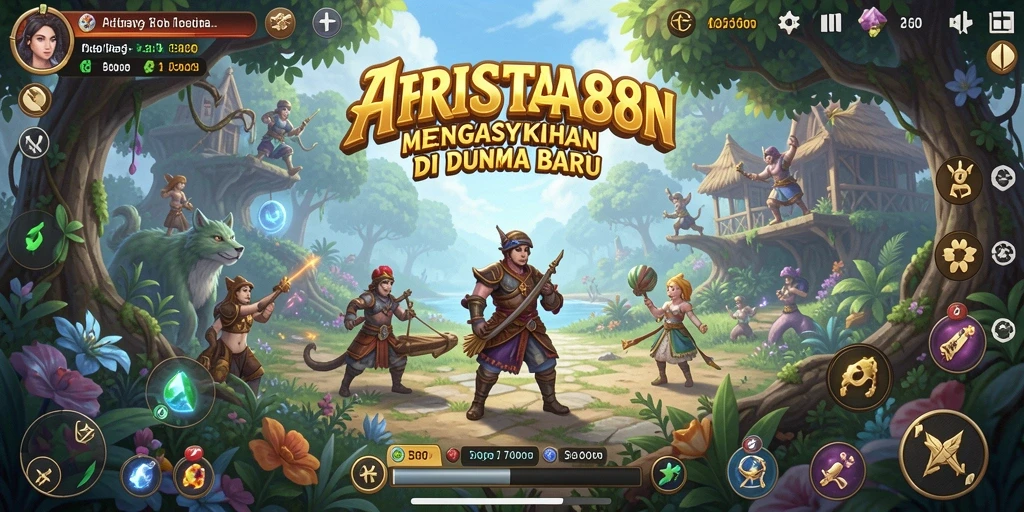 Screenshot gameplay ARISTA88 yang menampilkan aksi petualangan yang mendebarkan.
