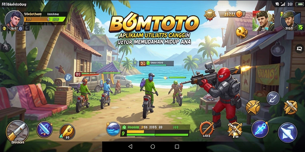 Tampilan antarmuka pengguna BOMTOTO yang intuitif dan modern.