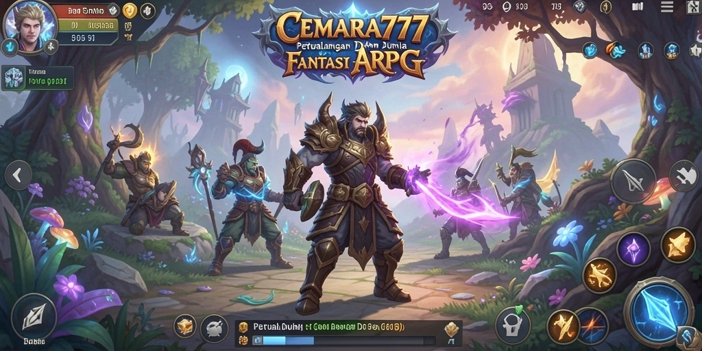 Tampilan gameplay CEMARA777 yang menarik dan mendebarkan dalam genre ARPG.
