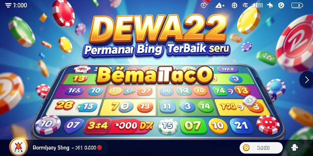 Tampilan gameplay seru dari DEWA22 dengan berbagai tema Bingo.