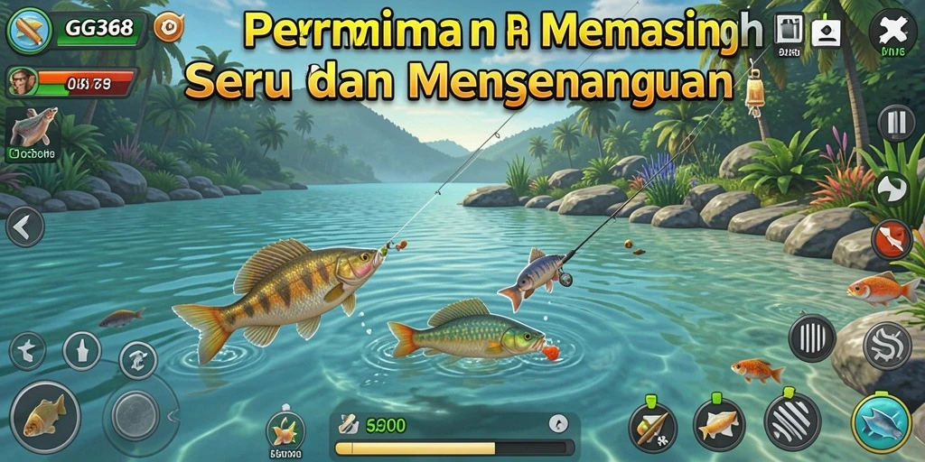 Tangkapan ikan yang spektakuler dalam gameplay GG368.