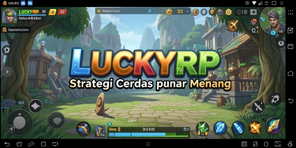 Tampilan gameplay utama LUCKYRP yang penuh strategi dan tantangan.