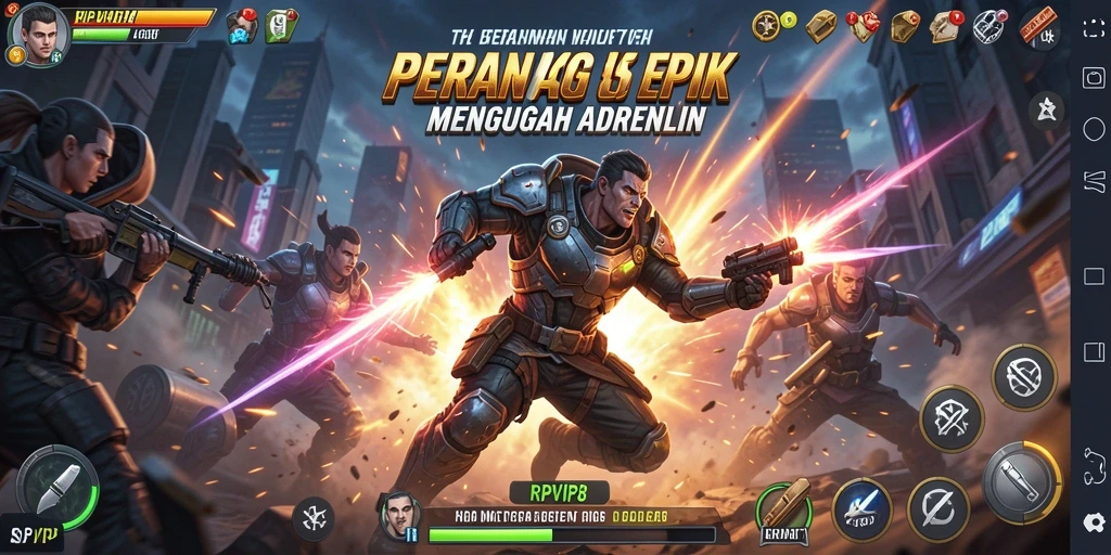 Gameplay seru dan mendebarkan dari RPVIP8 dengan aksi yang intens.