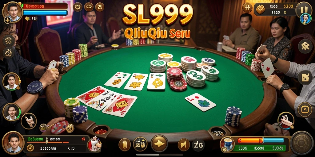 Gameplay QiuQiu SL999 yang seru dan mendebarkan.