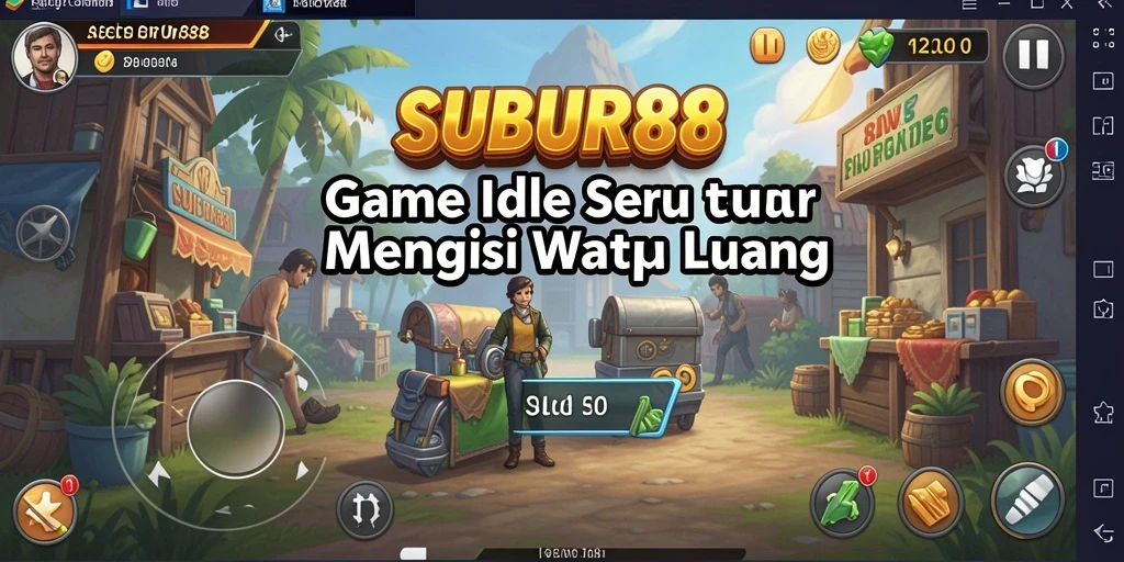 Tampilan gameplay SUBUR88 yang menyoroti kemajuan dalam game Idle.