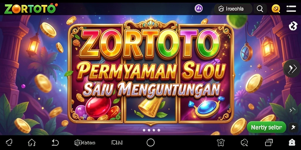 Tampilan gameplay ZORTOTO yang mendebarkan dan penuh warna.
